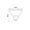 LED-JCDR-9W/6500K/GU5.3/38D/NR Лампа светодиодная. Форма "JCDR", матовая. Серия Norma. Дневной свет (6500K). Угол свечения 38°. Картон. ТМ Volpe UL-00011195 - фото 77890
