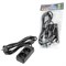 S-CU2-3 BLACK Удлинитель серии Ultra, шнур 3м., 2 гнезда, 10A, б/з. Черный. TM Uniel UL-00009976 - фото 78422