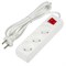 S-CU3-2B WHITE Удлинитель серии Ultra, шнур 2м., 3 гнезда, 10A, б/з. Белый. TM Uniel UL-00009994 - фото 78455