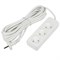 S-CU3-5 WHITE Удлинитель серии Ultra, шнур 5м., 3 гнезда, 10A, б/з. Белый. TM Uniel UL-00009984 - фото 78475