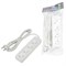 S-CU4-3 WHITE Удлинитель серии Ultra, шнур 3м., 4 гнезда, 10A, б/з. Белый. TM Uniel UL-00009988 - фото 78491