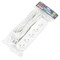 S-CU4-5 WHITE Удлинитель серии Ultra, шнур 5м., 4 гнезда, 10A, б/з. Белый. TM Uniel UL-00009989 - фото 78497