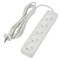 S-CU5-3 WHITE Удлинитель серии Ultra, шнур 3м., 5 гнезд, 10A, б/з. Белый. TM Uniel UL-00009990 - фото 78500