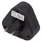 S-ES3-16F BLACK Разветвитель сетевой, б/з. 3 гнезда. 16А, 3500Вт. Черный. ТМ Uniel UL-00011238 - фото 78519