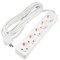 S-GCU5-5 WHITE Удлинитель серии Ultra, шнур 5м., 5 гнезд, 16A, с/з. Белый. TM Uniel UL-00010009 - фото 78754