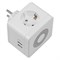 S-GES2-16SBUC WHITE Разветвитель сетевой с выключателем, с/з. 2 гнезда. 2USB+1TYPE C. 16А, 3500Вт. Белый. ТМ Uniel UL-00011245 - фото 78800