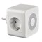 S-GES2-16SBUC WHITE Разветвитель сетевой с выключателем, с/з. 2 гнезда. 2USB+1TYPE C. 16А, 3500Вт. Белый. ТМ Uniel UL-00011245 - фото 78805