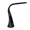 TLD-542 Black/LED/300Lm/5000K/Dimmer Светильник настольный c часами, календарем, термометром, 5W. Сенсорный выключатель. Черный (стилизован под кожу). TM Uniel. UL-00001816 - фото 78929