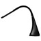 TLD-542 Black/LED/300Lm/5000K/Dimmer Светильник настольный c часами, календарем, термометром, 5W. Сенсорный выключатель. Черный (стилизован под кожу). TM Uniel. UL-00001816 - фото 78939