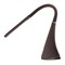 TLD-542 Brown/LED/300Lm/5000K/Dimmer Светильник настольный c часами, календарем, термометром, 5W. Сенсорный выключатель. Коричневый (стилизован под кожу). TM Uniel. UL-00001817 - фото 78953