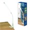 TLD-572 White/LED/500Lm/4500K/Dimmer Светильник настольный светодиодный на струбцине, 7W. Сенсорный выключатель. Диммер. Белый. ТМ Uniel UL-00008663 - фото 79079