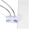 TLI-281 WHITE E27x2 PLANT Светильник настольный для 2-х фитоламп. На прищепке. Цоколь E27. Белый. ТМ ФитоЛето UL-00010305 - фото 79277
