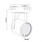 UBL-Q321 GU10 WHITE Светильник-прожектор трековый. Под лампу GU10. Корпус белый. ТМ Volpe UL-00007425 - фото 79316