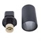 UBL-Q324 GU10 BLACK Светильник-прожектор трековый. Под лампу GU10. Корпус черный. ТМ Volpe UL-00012466 - фото 79396