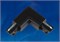 UBX-A21 BLACK 1 POLYBAG Соединитель для шинопроводов L-образный. Внешний. Трехфазный. Цвет — черный. Упаковка — полиэтиленовый пакет. 09763 - фото 79441