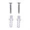 UBX-Q122 GS2 WHITE 100 SET01 Шинопровод осветительный, тип G, в наборе с заглушкой и вводом питания. Однофазный. Белый. Длина 1м. ТМ Volpe. UL-00006046 - фото 79666