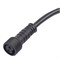 UCX-LC2/L52-0.25M DC24V BLACK Провод 25 см для подключения прожекторов линейных 24V серии L52, L53 к контроллеру. Разъем "мама". TM Uniel UL-00009344 - фото 80035