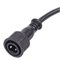UCX-LC2/L52-0.25M/M7 DC24V BLACK Провод, 25см, для подключения линейных прожекторов 24V серии L52, L53 к контроллеру. Разъем "папа". TM Uniel UL-00009502 - фото 80040