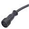 UCX-LD2/L52-0.25M DC24V BLACK Провод 25 см для подключения прожекторов линейных 24V серии L52, L53 к блоку питания. Разъем "мама". TM Uniel UL-00009342 - фото 80045