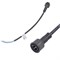 UCX-LD2/L52-0.25M/M7 DC24V BLACK Провод, 25см, для подключения линейных прожекторов 24V серии L52, L53 к блоку питания. Разъем "папа". TM Uniel UL-00009503 - фото 80047