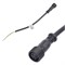 UCX-LL2/L52-10M 220V BLACK Провод 25 см для подключения в линию прожекторов линейных 220V серии L52, L53. Разъем "мама". TM Uniel UL-00008845 - фото 80052