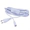 UCX-PT2/T70-300/B WHITE 1 STICKER Провод для подключения светильника ULT-P7* к сети 220В. 300 см, с кнопкой включения. Белый. ТМ Uniel UL-00013037 - фото 80085