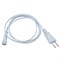 UCX-PT2/Y90-120 WHITE 1 STICKER Провод для подключения светильника ULY-P9* к сети 220В. 120 см. Белый. ТМ Uniel UL-00003854 - фото 80090