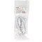 UCX-PT2/Y90-120 WHITE 1 STICKER Провод для подключения светильника ULY-P9* к сети 220В. 120 см. Белый. ТМ Uniel UL-00003854 - фото 80091