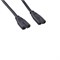 UCX-Q851 LL/015 BLACK Провод для соединения линейных светильников ULI-Q151 и ULI-Q951, 15см, 2 контакта. Черный. ТМ Volpe UL-00011861 - фото 80097