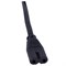UCX-Q851 LT/300/B BLACK Провод для подключения светильника ULI-Q151 и ULI-Q951, к сети 220В. 300 см, 2 контакта, с кнопкой включения. Черный. ТМ Volpe UL-00011863 - фото 80117