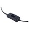 UCX-Q851 LT/300/B BLACK Провод для подключения светильника ULI-Q151 и ULI-Q951, к сети 220В. 300 см, 2 контакта, с кнопкой включения. Черный. ТМ Volpe UL-00011863 - фото 80120