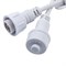 UDL-K110 40/E27/10M IP65 WHITE BELT-LIGHT Гирлянда Белт-лайт, 10м + 1,5м сетевой шнур. 40 патронов E27, шаг 25см. Белая. TM Uniel UL-00011809 - фото 80405
