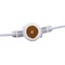 UDL-K110 40/E27/10M IP65 WHITE BELT-LIGHT Гирлянда Белт-лайт, 10м + 1,5м сетевой шнур. 40 патронов E27, шаг 25см. Белая. TM Uniel UL-00011809 - фото 80411