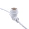 UDL-K110 40/E27/10M IP65 WHITE BELT-LIGHT Гирлянда Белт-лайт, 10м + 1,5м сетевой шнур. 40 патронов E27, шаг 25см. Белая. TM Uniel UL-00011809 - фото 80412