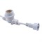 UDL-K110 40/E27/10M IP65 WHITE BELT-LIGHT Гирлянда Белт-лайт, 10м + 1,5м сетевой шнур. 40 патронов E27, шаг 25см. Белая. TM Uniel UL-00011809 - фото 80413
