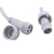 UDL-K110 40/E27/10M IP65 WHITE BELT-LIGHT Гирлянда Белт-лайт, 10м + 1,5м сетевой шнур. 40 патронов E27, шаг 25см. Белая. TM Uniel UL-00011809 - фото 80415