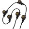 UDL-K120 200/E27/100M IP65 BLACK BELT-LIGHT Гирлянда Белт-лайт, 100 м + 1,5м сетевой шнур. 200 патронов E27, шаг 50см. Чёрная. TM Uniel. UL-00006479 - фото 80431