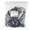 UDL-K121 10/E27/5M 5C IP65 BLACK BELT-LIGHT Гирлянда Белт-лайт, 5 м + 1,5м сетевой шнур. 10 патронов E27, шаг 50см. 5 заглушек. Чёрная. TM Uniel. UL-00007150 - фото 80446
