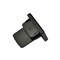 UFB-Q121 C21 BLACK 1 POLYBAG.  Заглушка торцевая. Черная. ТМ Volpe. UL-00001278 - фото 80866
