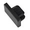 UFB-Q122 C21 BLACK 1 POLYBAG Заглушка торцевая типа G. Черная. ТМ Volpe. UL-00006066 - фото 80867