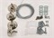 UFL-H01 SILVER 100 POLYBAG Крепления для светодиодных панелей. Четыре тросика с креплениями длиной 1м. TM Uniel 09463 - фото 80904