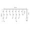 ULD-B10008-480/TTK MULTI IP44 Бахрома светодиодная с эффектом мерцания, 10м. Соединяемая. 480 светодиодов. Разноцветный свет. Провод прозрачный. ТМ Uniel UL-00012067 - фото 81899