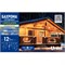 ULD-B12006-195/TTK WARM WHITE IP44 Бахрома светодиодная с эффектом мерцания, 12м. Соединяемая. 195 светодиодов. Теплый белый свет. Провод прозрачный. ТМ Uniel UL-00010878 - фото 82036