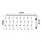 ULD-C1515-160/DTA MULTI IP20  Занавес светодиодный с контроллером, 1,5х1,5м. 160 светодиодов. Разноцветный свет. Провод прозрачный. TM Uniel. UL-00005268 - фото 82668