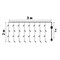 ULD-C3020-384/DTA/RC MULTI IP44 Занавес светодиодный, 3х2м. 384 светодиода. Разноцветный свет. Провод прозрачный. Пульт ДУ (в/к). TM Uniel UL-00008563 - фото 82889
