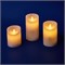 ULD-F055 WARM WHITE RC CANDLE SET3 Фигура светодиодная «Свеча» на батарейках 2AA (не в/к), в составе набора из 3 штук. Диммируемые. 1 светодиод. Теплый белый свет. Пульт ДУ (в/к). TM Uniel UL-00008623 - фото 83160