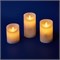 ULD-F055 WARM WHITE RC CANDLE SET3 Фигура светодиодная «Свеча» на батарейках 2AA (не в/к), в составе набора из 3 штук. Диммируемые. 1 светодиод. Теплый белый свет. Пульт ДУ (в/к). TM Uniel UL-00008623 - фото 83162