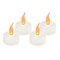 ULD-F070 WARM WHITE TEACANDLE SET4 Фигура светодиодная «Свеча-таблетка» на батарейках CR2032 (в/к), в составе набора из 4 штук. 1 светодиод. Теплый белый свет. TM Uniel UL-00008592 - фото 83208