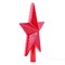 ULD-H2121-031/STA RED STAR-3 Украшение светодиодное для ёлки «Звезда-3», 21 см. 31 светодиод. Красный свет. Прозрачный провод. TM Uniel UL-00008704 - фото 83352