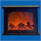 ULD-L2821-005/DNB/RED BROWN FIREPLACE Фонарь светодиодный «Камин», на батарейках 3АА (не в/к), 28х21см. 5 светодиодов. Эффект пламени. Корпус коричневый. TM Uniel UL-00007291 - фото 83416